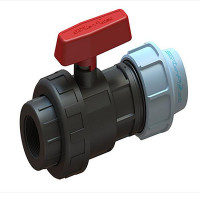 Кран шаровый (Цанга-ВР) D32x1" ЗВ (Сантехпласт)