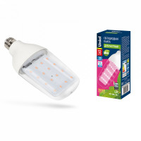 Фитолампа светодиодная LED-B82-12W/SPBR/E27/CL PLP33WH (Uniel)