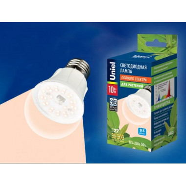 Фитолампа светодиодная LED-A60-10W (Uniel) Фитолампа светодиодная LED-A60-10W (Uniel)