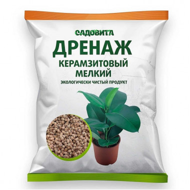 Дренаж керамзитовый мелкий, 1л (Садовита) Дренаж керамзитовый мелкий, 1л (Садовита)