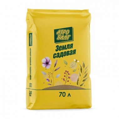 Грунт Агробалт Садовая земля 70л Грунт Агробалт Садовая земля 70л