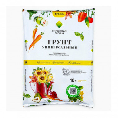 Грунт Торфяная поляна универсальный 10л (РТК) Грунт Торфяная поляна универсальный 10л (РТК)