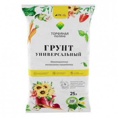 Грунт Торфяная поляна универсальный 25л (РТК) Грунт Торфяная поляна универсальный 25л (РТК)