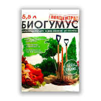 Удобрение Биогумус (органическое удобрение) ИП Ткаченко, 5.5л