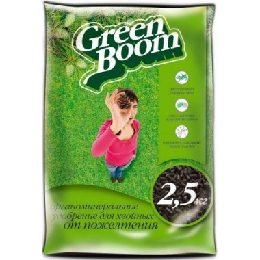 Удобрение Green Boom от пожелтения хвои, 2.5кг (Фаско) Удобрение Green Boom от пожелтения хвои, 2.5кг (Фаско)