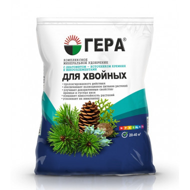 Удобрение для хвойных с диатомитом, 900г (Гера) Удобрение для хвойных с диатомитом, 900г (Гера)