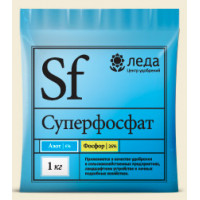 Удобрение Суперфосфат, 1кг (Леда)