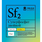 Удобрение Суперфосфат двойной, 1кг (Леда)